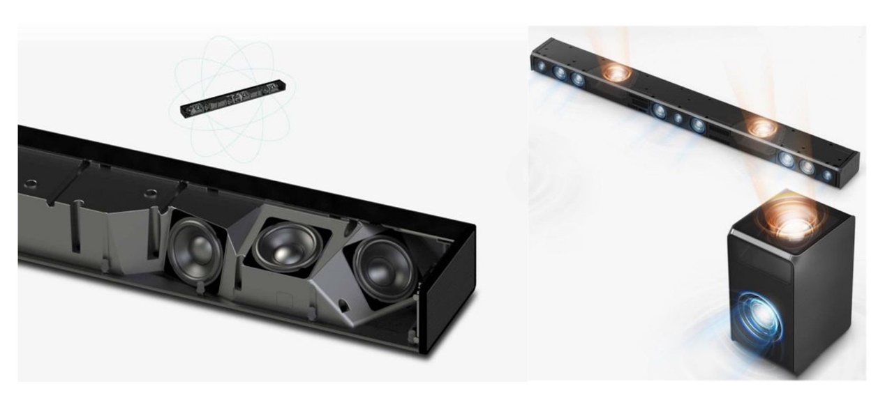 电视机用回音壁好还是有源音箱好,飞利浦css5123回音壁音箱