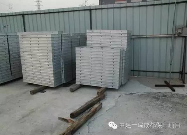 建筑铝合金模板施工工艺流程图,铝模板工程施工现场图