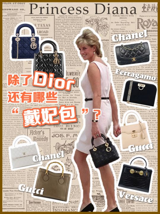 戴妃的戴妃包,明星背过的戴妃包