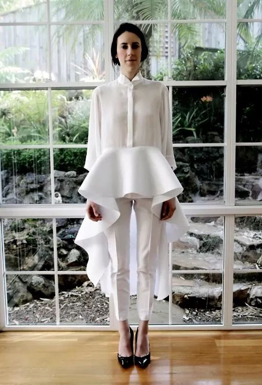 衬衫多种百变穿搭,衬衫改造创意服装设计