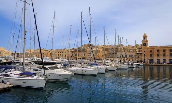 马耳他地中海迷人蓝色海水,地中海明珠马耳他视频