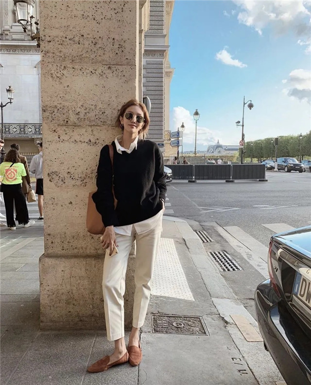 韩版穿搭女装高级感叠穿,冬季穿搭女生高级感韩系叠穿