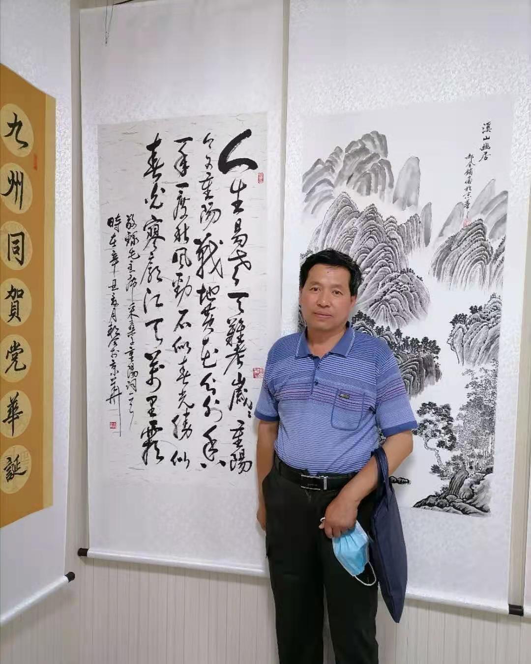 付帮合的书法作品,笔中情书法指导