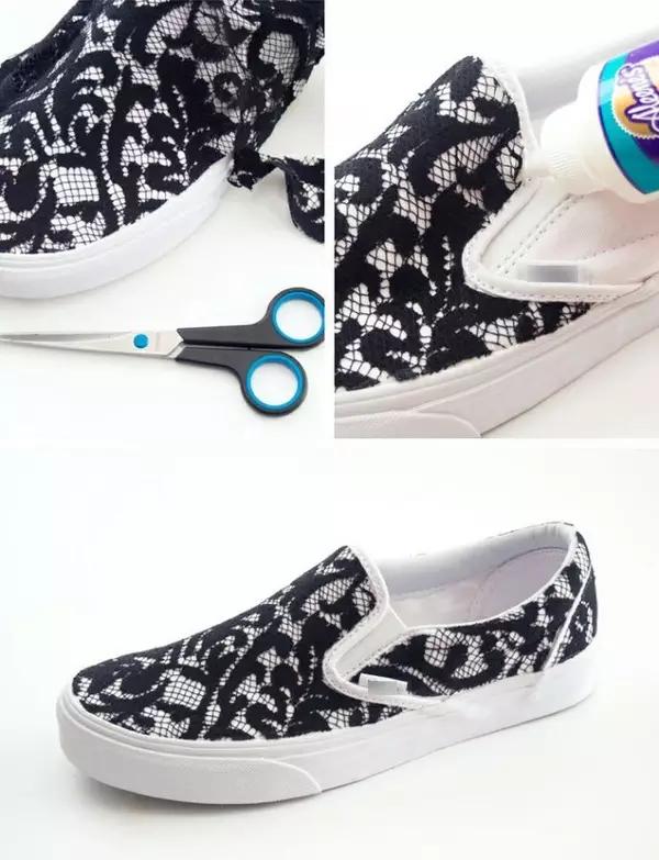 穿腻了小白鞋可以这样来改造,教你把小白鞋变潮流