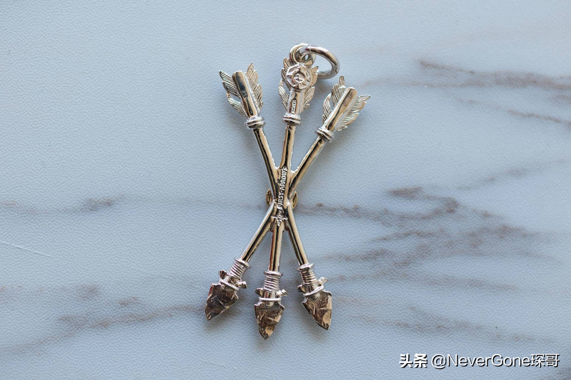 日本复古银饰——FirstArrows项链开箱+2年旧化