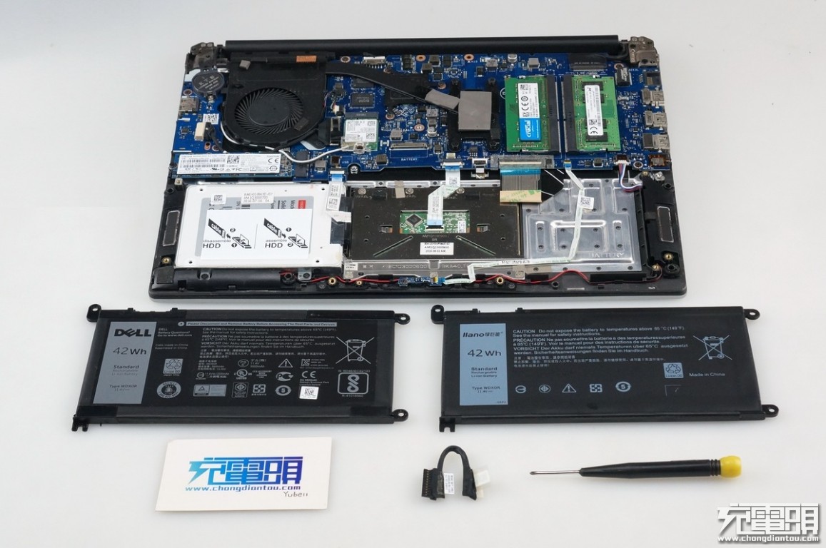 戴尔燃7000电脑换电池教程,戴尔燃7000换电池教程
