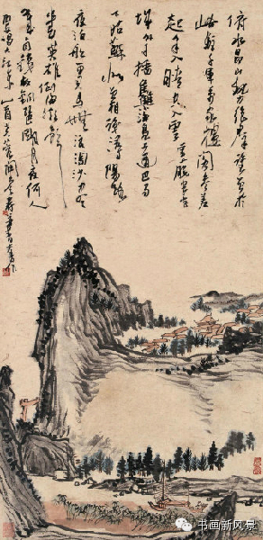 中国绘画大师潘天寿花鸟真迹雅赏,潘天寿诗画作品欣赏