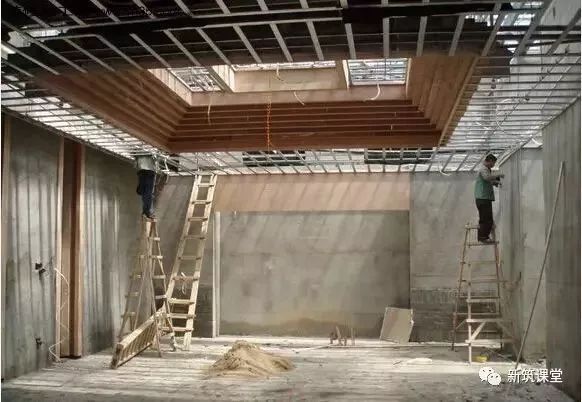 轻钢龙骨石膏板造型吊顶施工视频,石膏板天花吊顶施工全过程