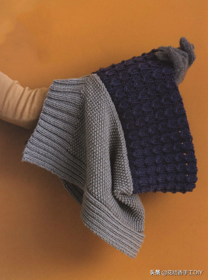 毛线编织围脖花样教程,毛线套头围脖编织教程