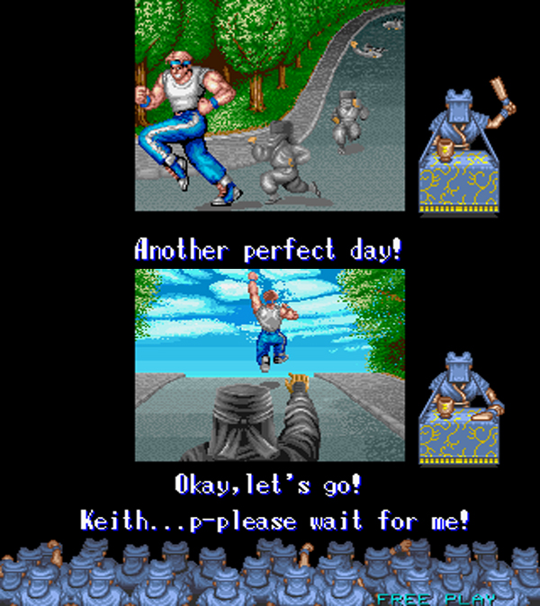 经典街机《豪血寺一族》一直没见过的结局，通关后所有人都堕落了