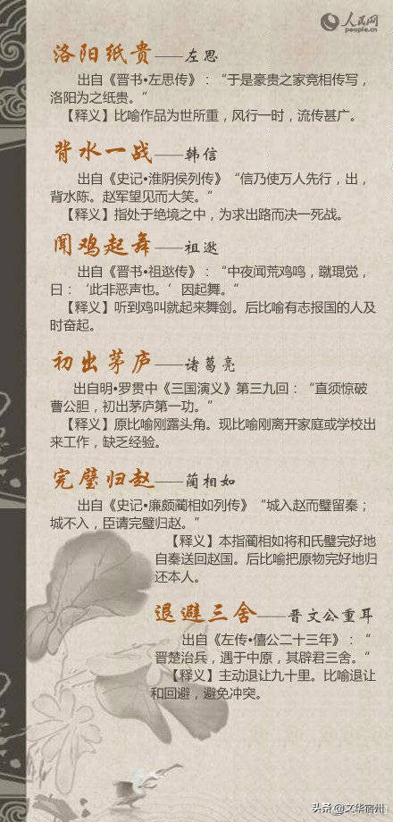 有关知识的成语,十个与和有关的成语