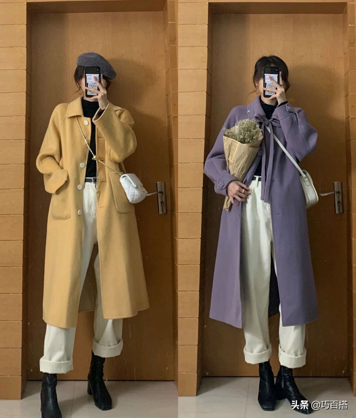 校园穿搭女秋冬,校园风穿搭参考