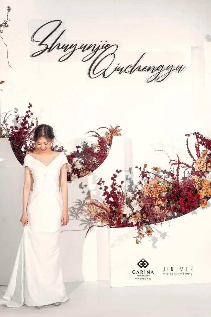 治愈系温暖的高级婚礼配色,中式婚礼高级感调色