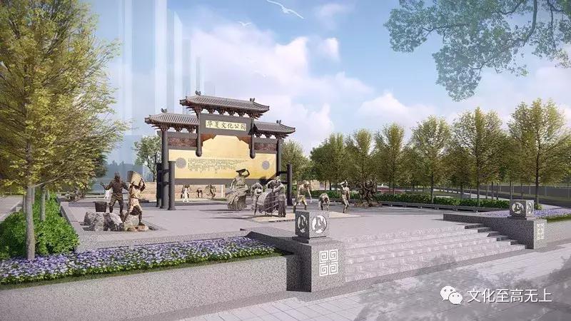 华夏之都效果图,华夏之都公园夜景图片