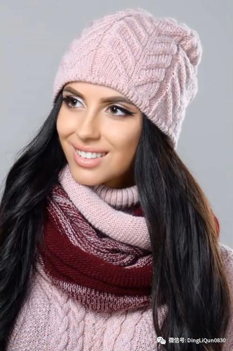 针织冬天的帽子,冬天针织帽子