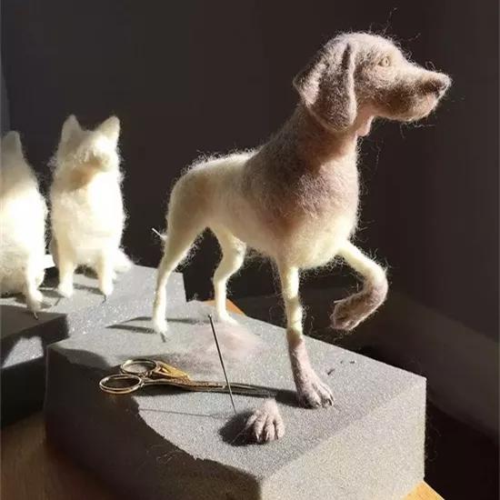 治愈系羊毛毡手工制作,毛毡手工diy大全