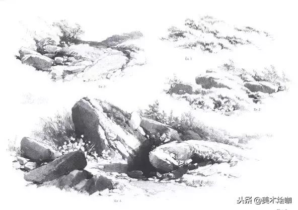 40张经典素描,40张经典素描风景图快拿去临摹吧