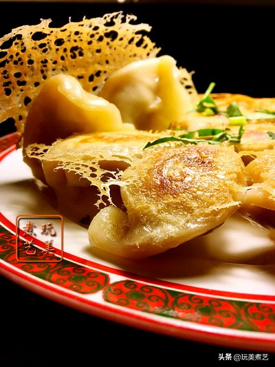冰花饺子煎法,煎冰花饺子