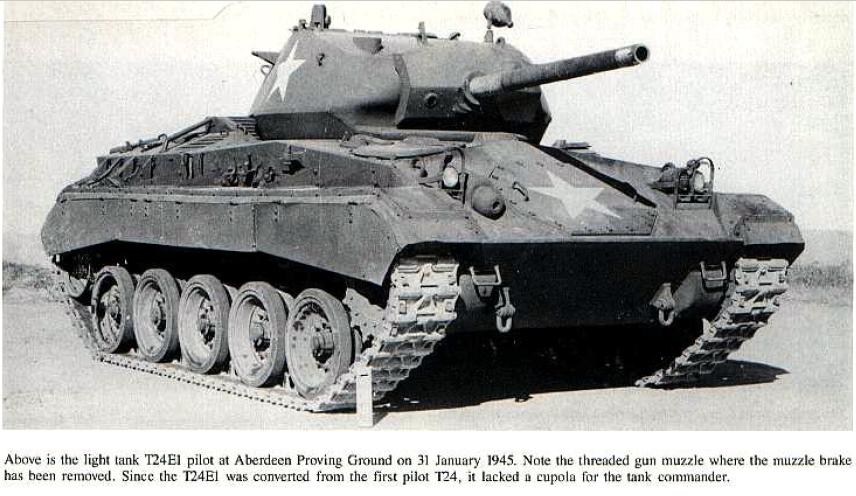 m24霞飞轻型坦克的火炮射程,二战美国m24霞飞轻型坦克