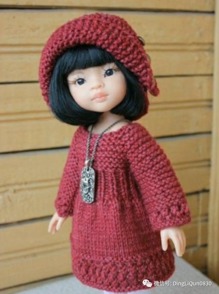 儿童毛衣针织连衣裙,拼接羊毛针织毛衣连衣裙