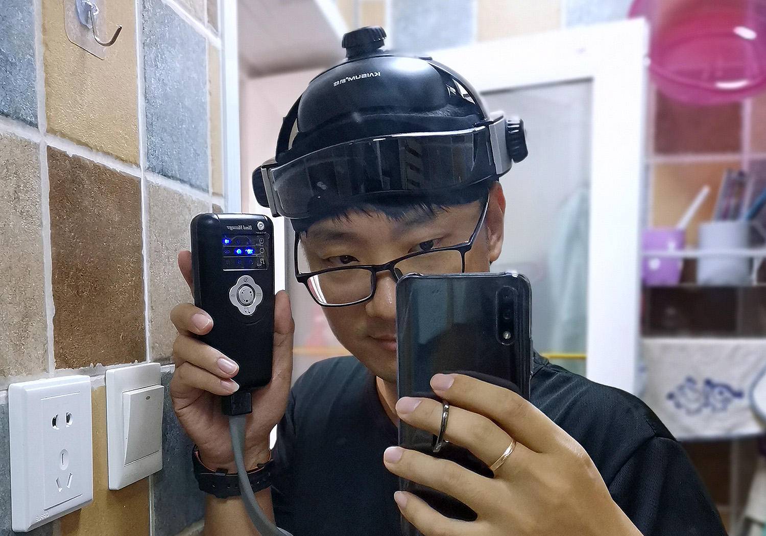 头部按摩仪倍轻松,华为凯胜头部按摩器