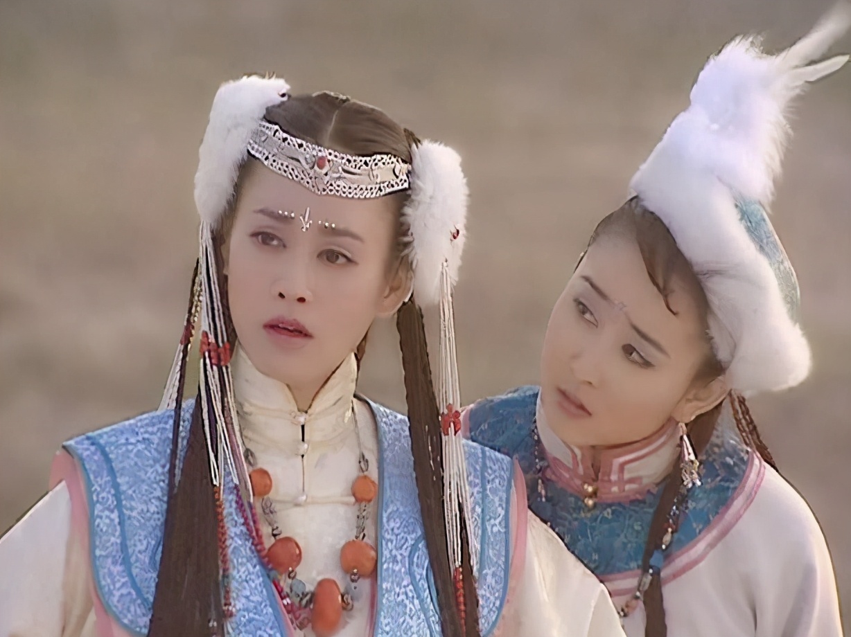 有齐刘海的古装编发,无刘海古装发型编发