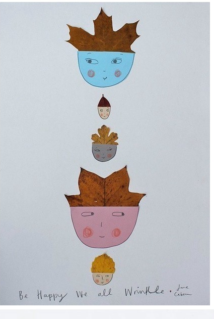 秋天最美的落叶手工,跟秋天有关的树叶手工超级简单