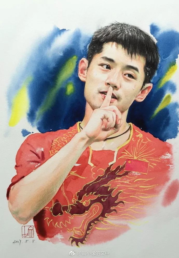 比起打印画,美院毕业的他,笔下这种彩铅水彩画才好看哭了~