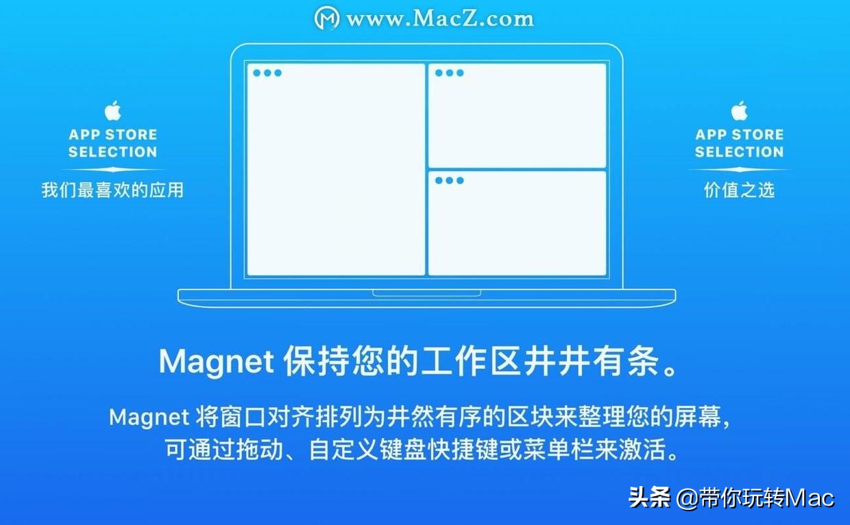 Mac窗口排排站，告别混乱屏幕，一切井井有条