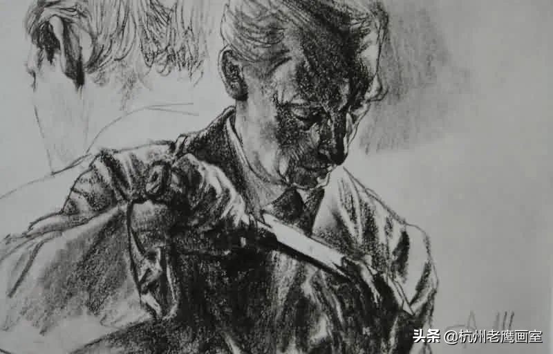 门采尔素描作品的尺寸,门采尔素描高清大图