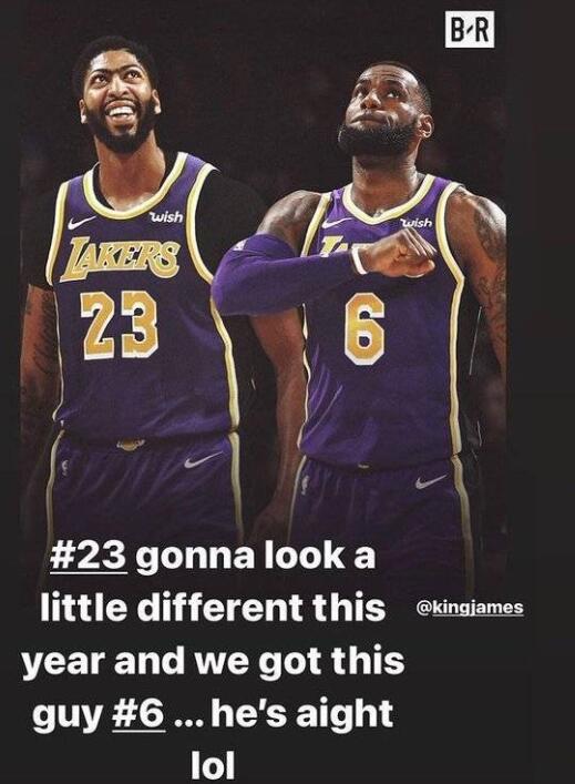 戴维斯浓眉哥谈詹姆斯破纪录,浓眉哥戴维斯跟詹姆斯关系