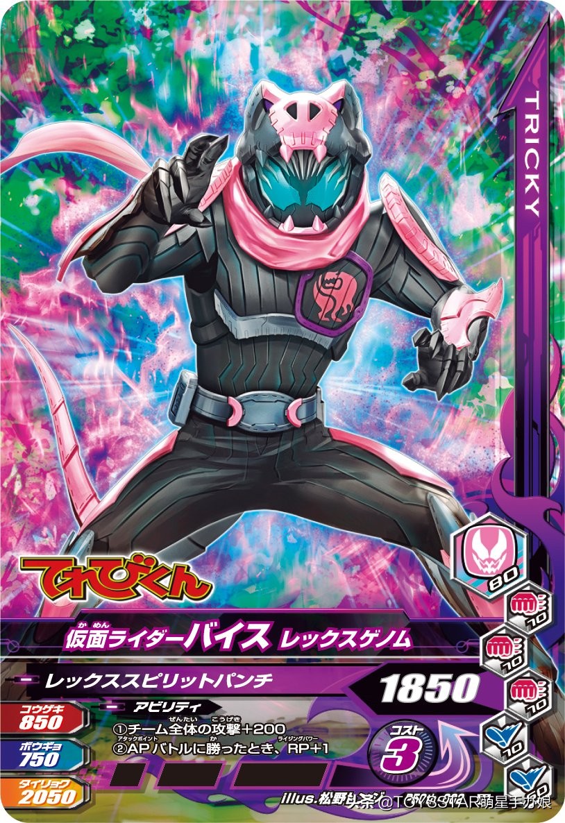 《假面骑士利维斯》维斯“萌萌”毛绒头套登场