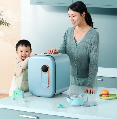 恒温奶瓶消毒器烘干三合一,miluo多功能奶瓶消毒器