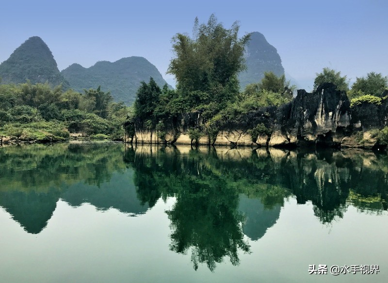 广西大新黑水河湿地,广西大新黑水河风光