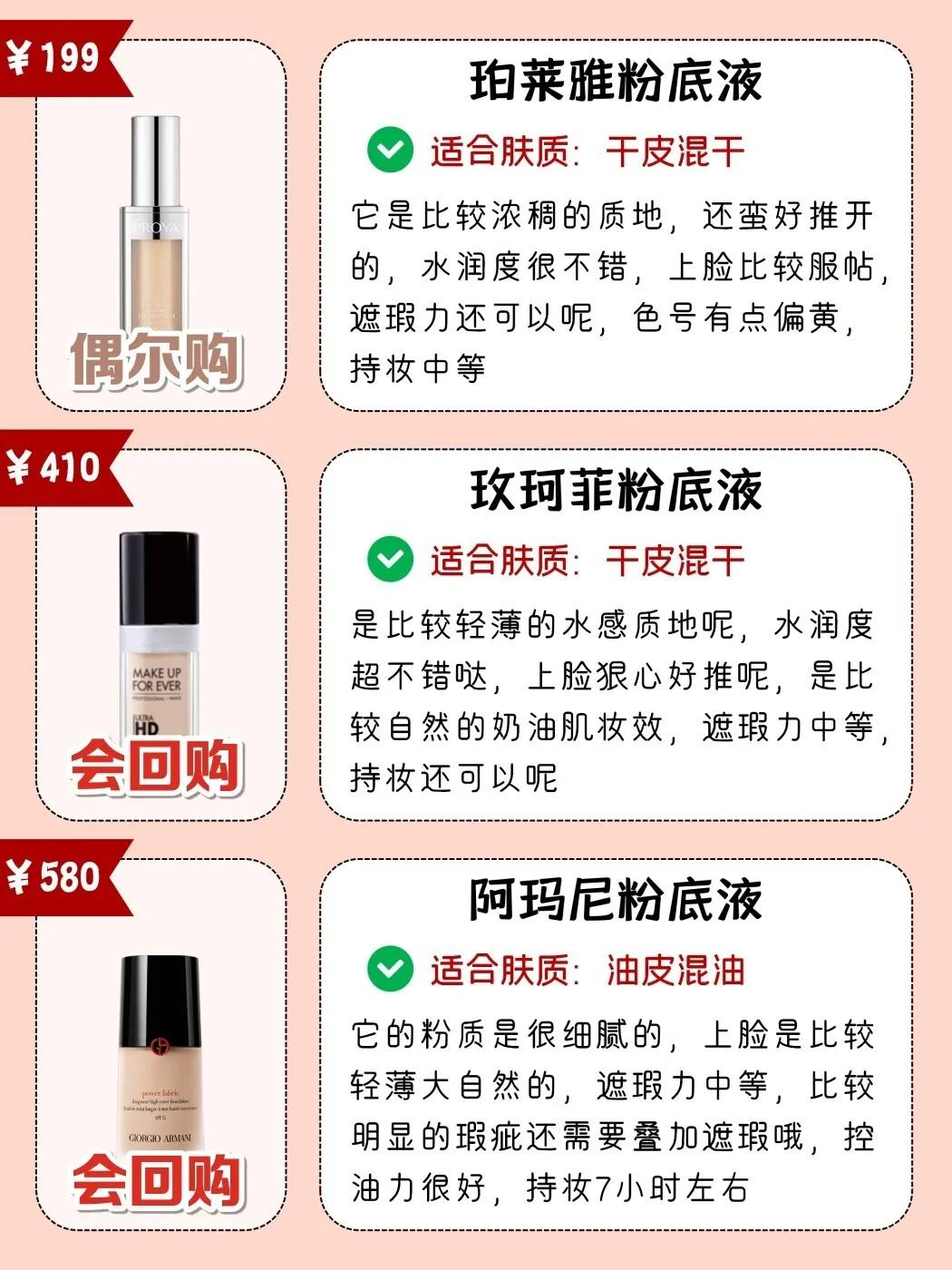 粉底液推荐公认干皮好用的粉底液,粉底液推荐公认好用平价混油皮