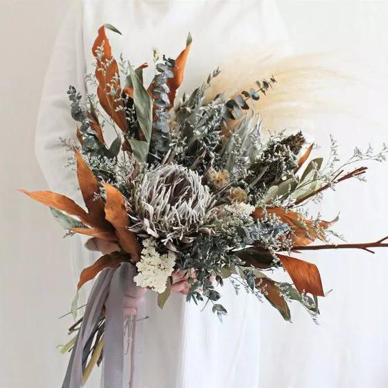 她用这种高颜值的干花装饰家里，隔壁邻居都惊叹不已