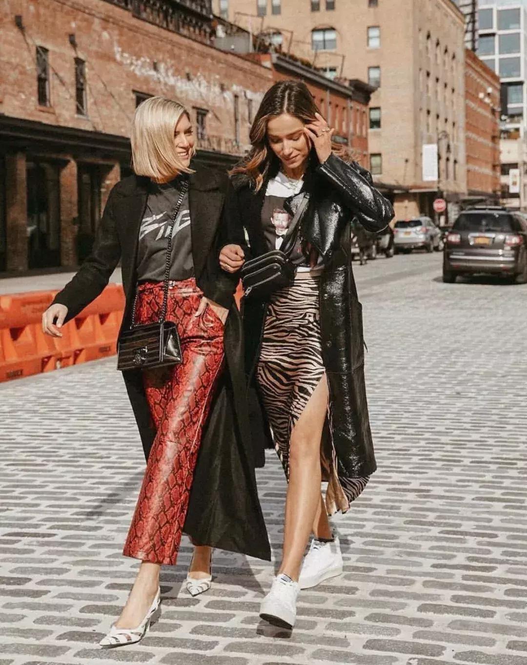 小众印花穿出时髦感,印花气质高级感