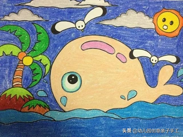 上百张幼儿园创意儿童画,儿童绘画创意3-6岁童年童画