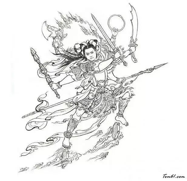 封神榜邓婵玉打伤哪吒黄天化,黄天化为什么拿着哪吒的风火轮