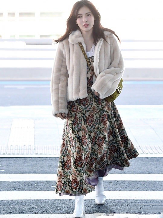 泫雅同款包臀碎花裙,泫雅bubblepop舞蹈完整版碎花裙