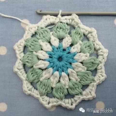 钩个正方形的坐垫怎么钩,钩个小坐垫