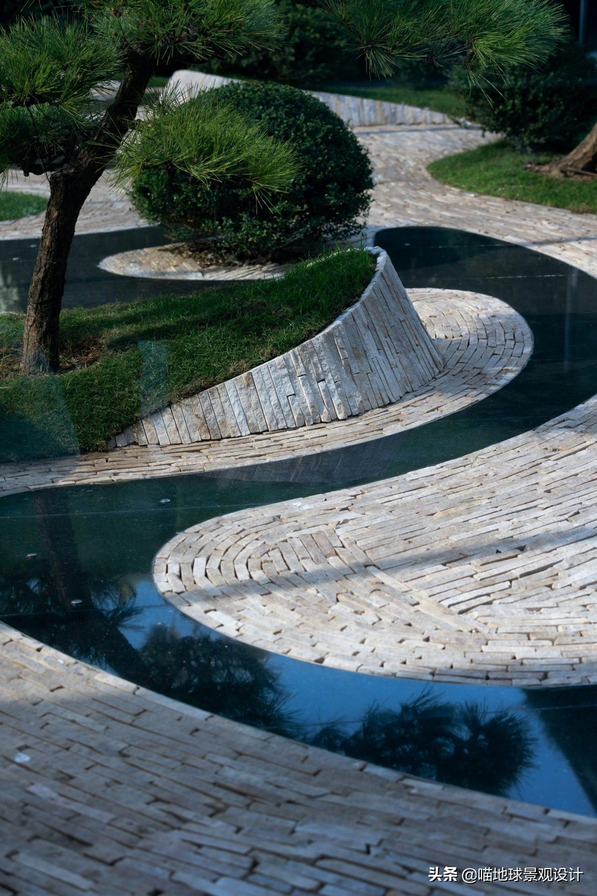 枯山水景观庭院,枯山水禅意小景观中式庭院