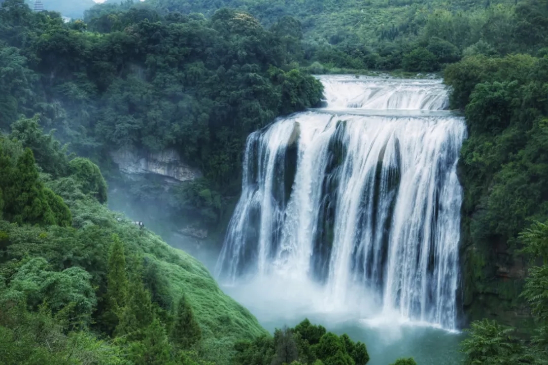 黄果树瀑布拍照哪个景点好,旅游第三站打卡4a景点黄果树瀑布