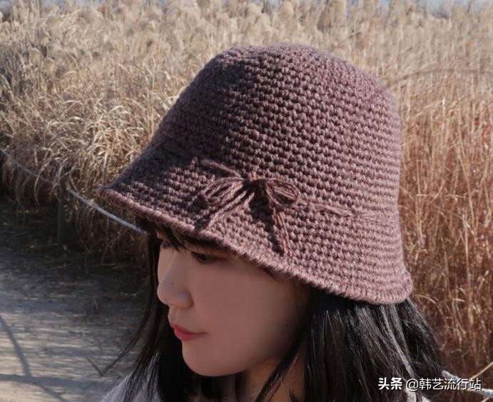 时尚韩版夏凉帽100款的编织教程,今年流行的几款编织帽