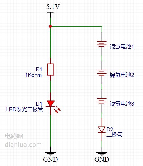 最简单的2.4伏镍氢电池充电电路,尼康镍氢充电器拆解