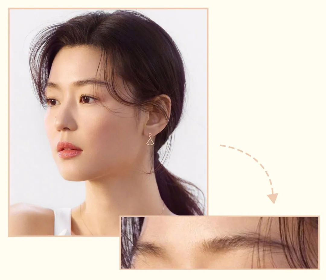 景甜眉毛属于什么眉形,景甜粗眉跟细眉的区别