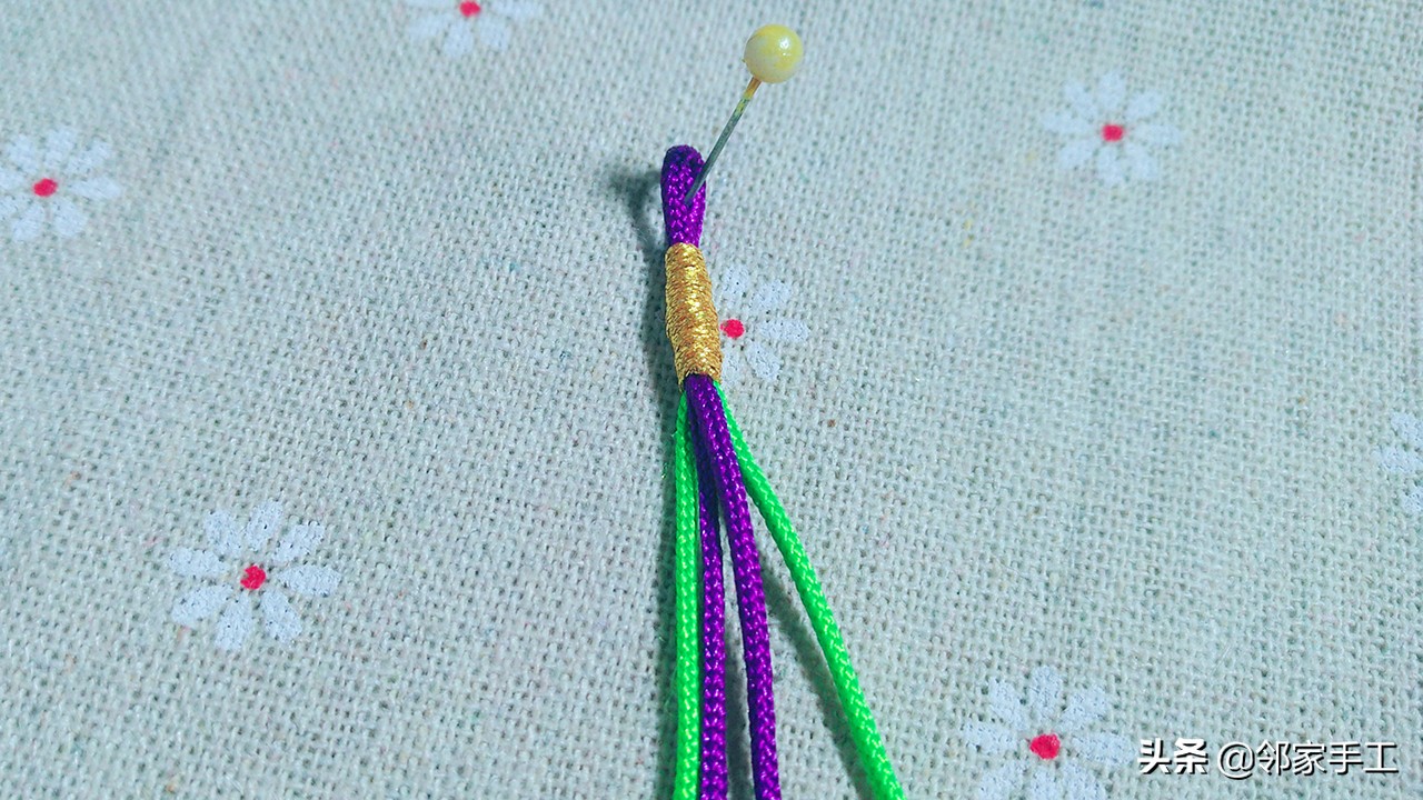 圆形四股辫编错了怎么办,圆形四股辫手链编法全程