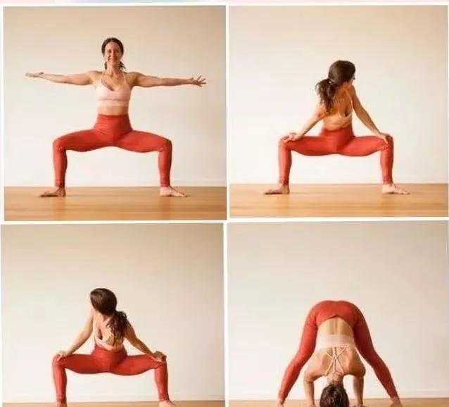 开髋拉伸大腿内侧瑜伽体式,超级有效的瑜伽动作