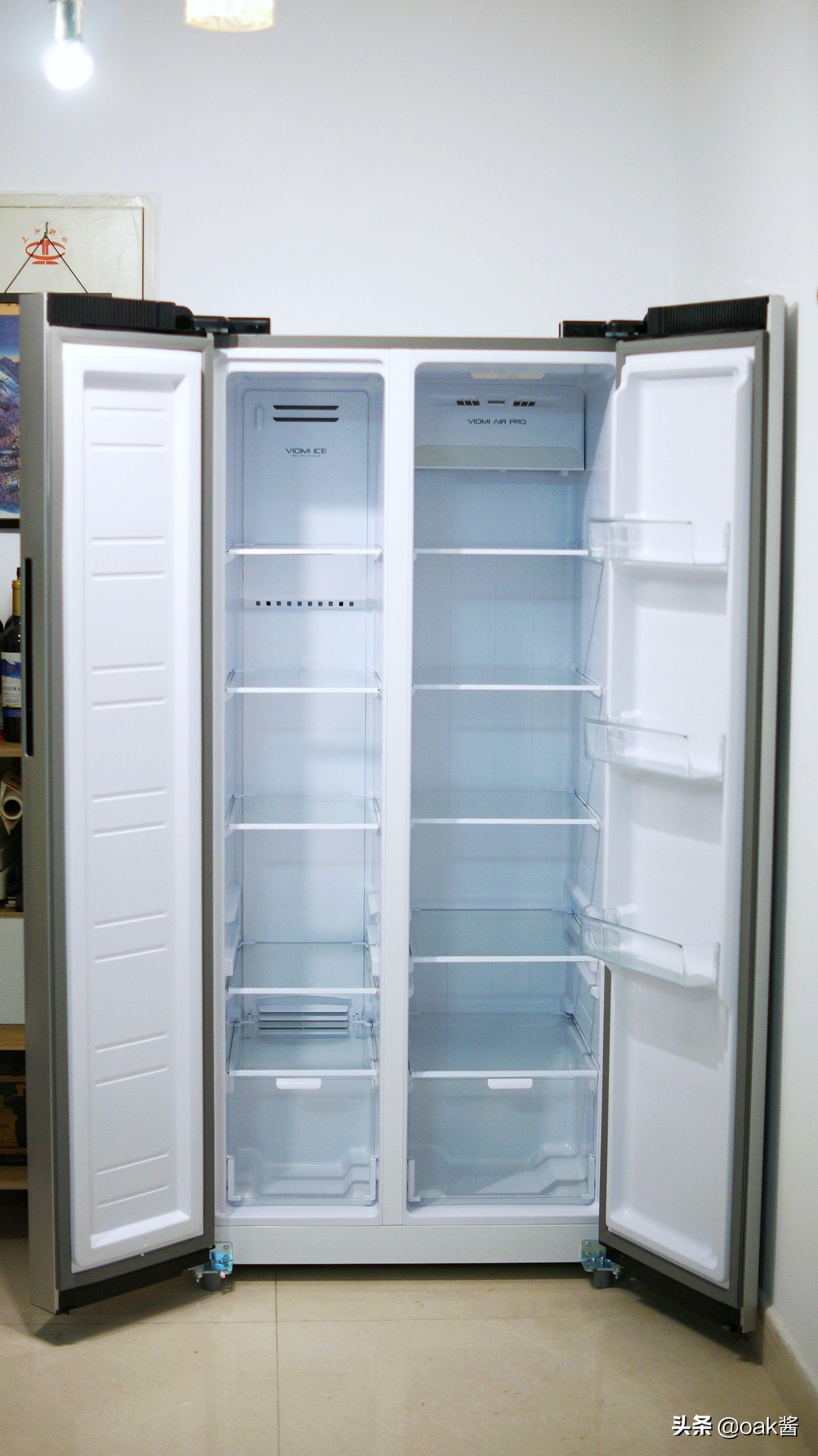 云米智能冰箱双开门真实测评,高科技冰箱刷抖音