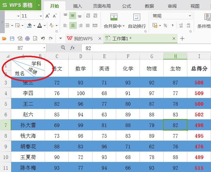 wps表格三个斜线表头制作方法,wpsxlsx表格表头如何每页重复出现